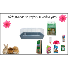 Kit completo cobayas,conejos  y  otros roedores 